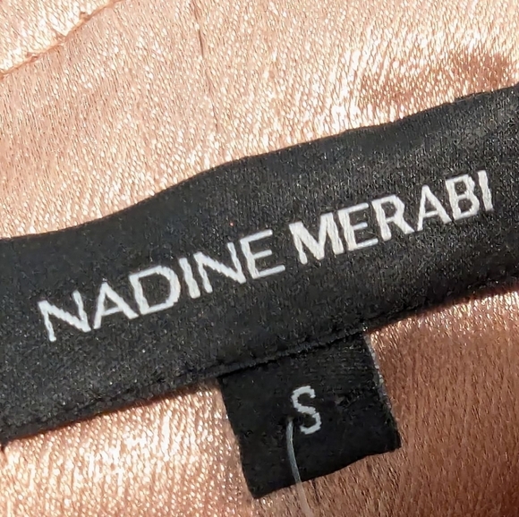 Nadine Merabi Olivia Red Lace Corsetry Bodice Dress Size Small/4 - Picture 5 of 14